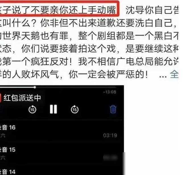 娱乐圈风波再起！沈导陪睡门录音曝光，女演员聊天记录成焦点